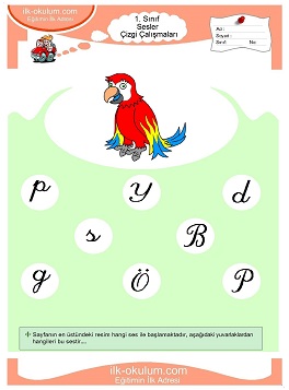 Çocuklar İçin P Sesi Çalışma Sayfaları 